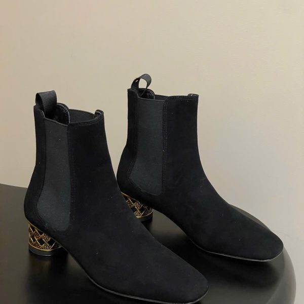 Christian Dior Icon Leather Ankle Boot 4cm