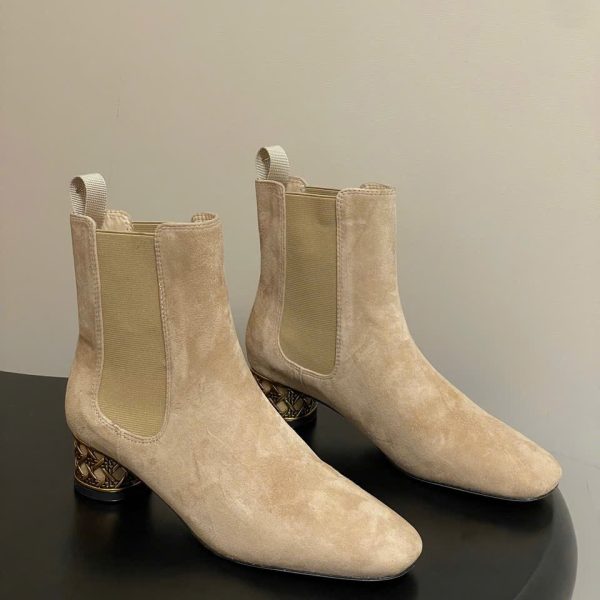 Christian Dior Icon Leather Ankle Boot 4cm