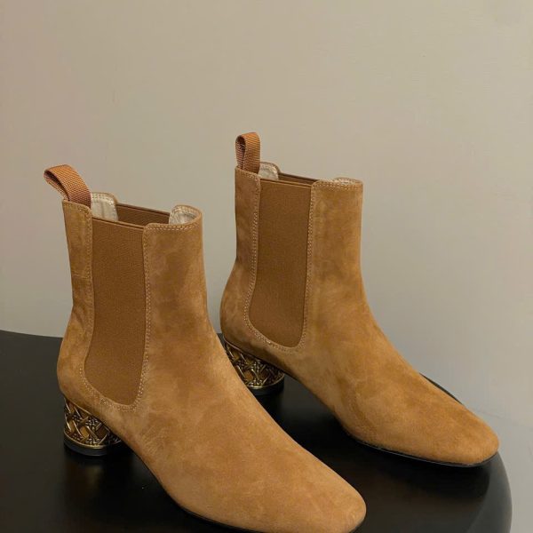 Christian Dior Icon Leather Ankle Boot 4cm