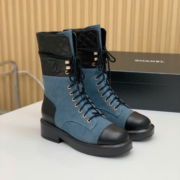 Chanel CLogo Combat Women's Boot New Collections