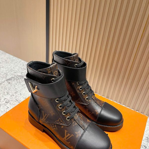 Louis Vuitton Leather Ankle Women's Boots New Arrivals