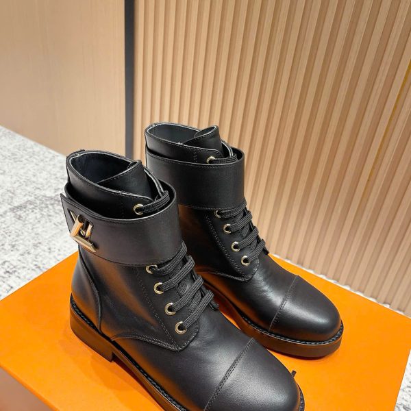 Louis Vuitton Leather Ankle Women's Boots New Arrivals