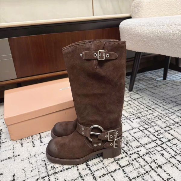 Miu Miu Cowboys Women's Long Boot New Arrivals