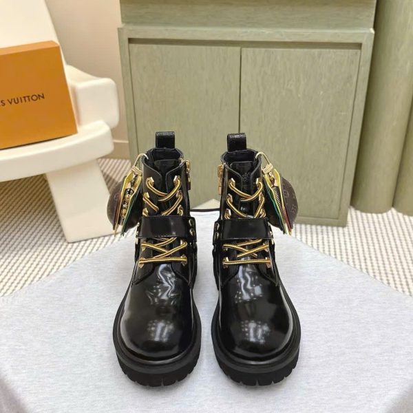 Louis Vuitton Remix Derby Leather Unisex Boot New Arrivals