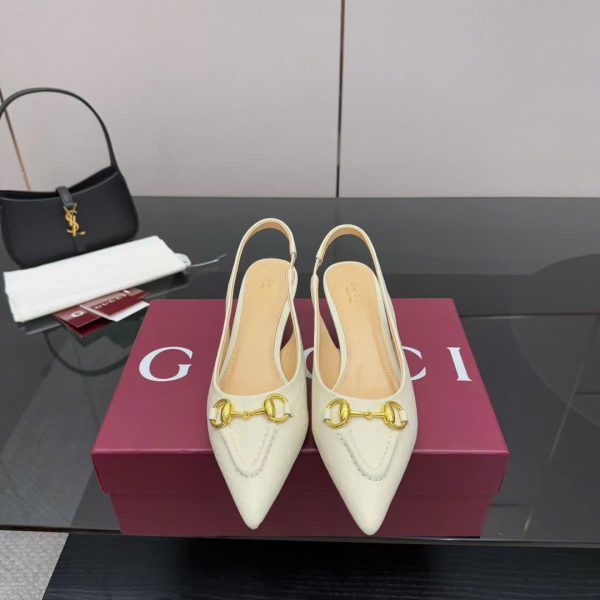 Gucci Horsebit Slingback Women's Shoes