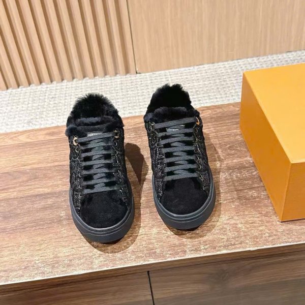 Louis Vuitton Time Out Monogram Women's Sneakers Shoes