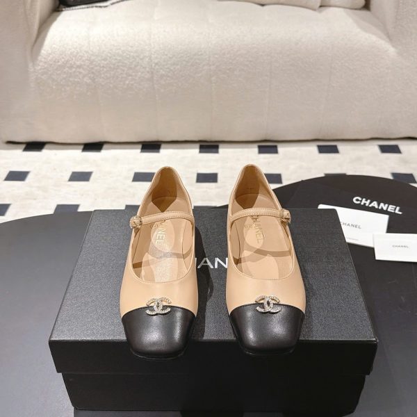 Chanel CC Logo Ballet Women's Shoes