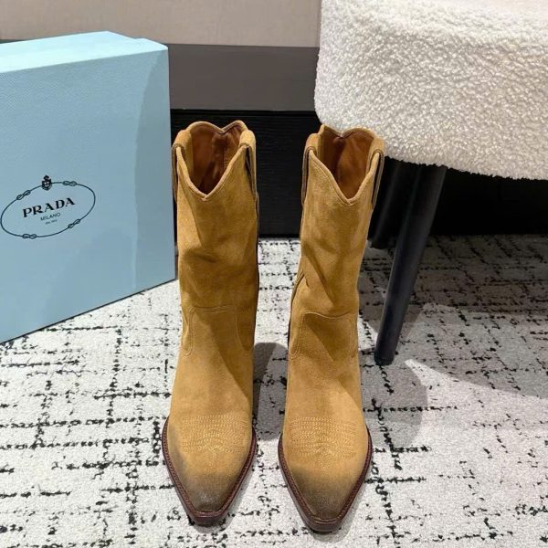 Prada Leather Cowboy Boot New Arrivals