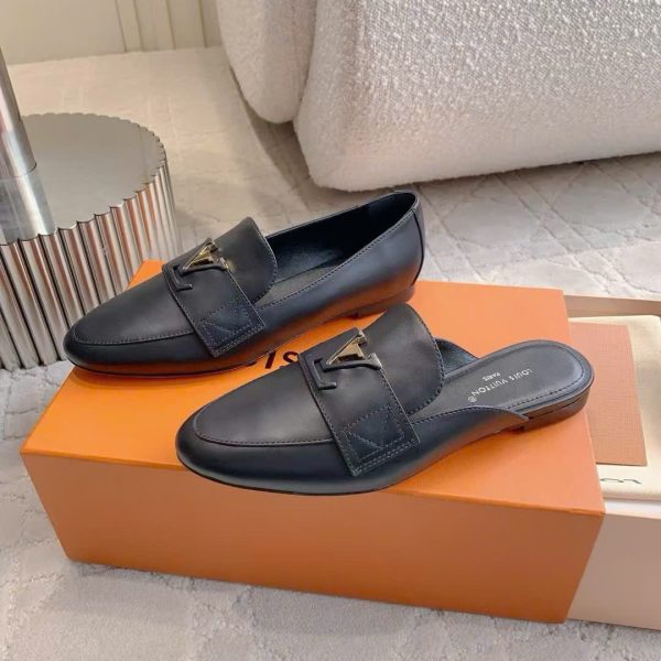 Louis Vuitton LV Logo Women's Loafers/Mule Shoes