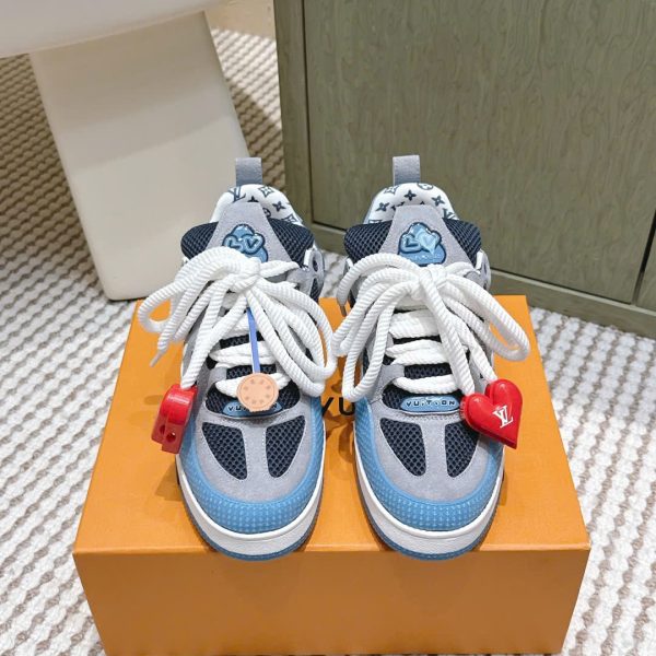 Louis Vuitton Trainer Skate Sneaker TPU Unisex Shoes