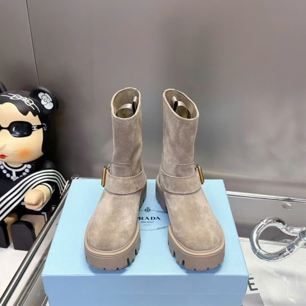 Prada TPU Leather Ankle Boot New Arrivals