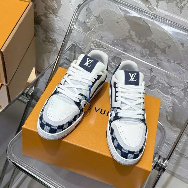 Louis Vuitton Trainer Monogram Sneaker Men's Shoes