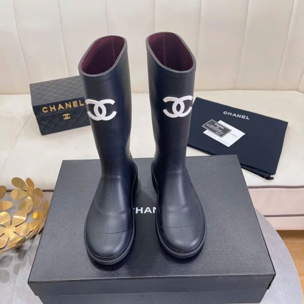 Chanel CLogo Wellington Women's Boot New Arrivals