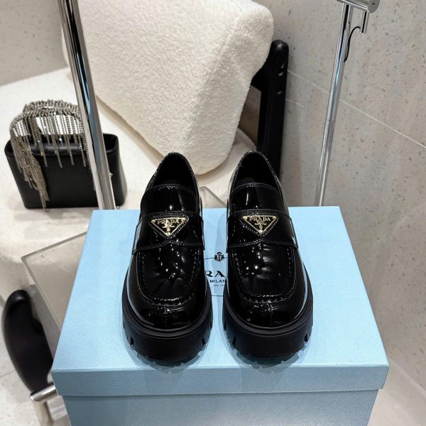 Prada Loafer TPU Triangle Logo Women’s Shoes