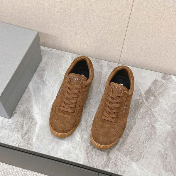 Prada Triangle Logo TPU Sneakers Unisex Shoes