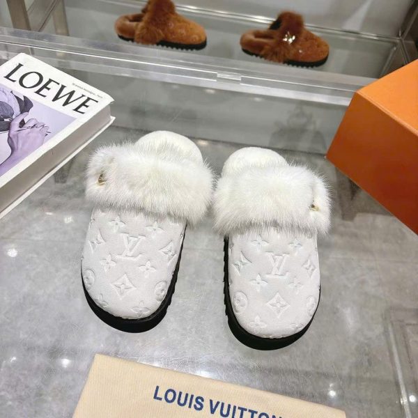 Louis Vuitton Shearling Monogram Mule New Arrivals