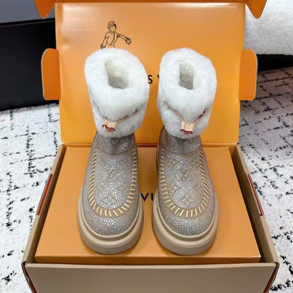 Louis Vuitton Cortina Monogram Ankle Boot New Collections