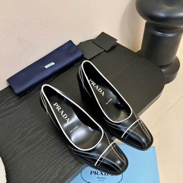 Prada Leather Women's Pump Shoes New Arrivals
