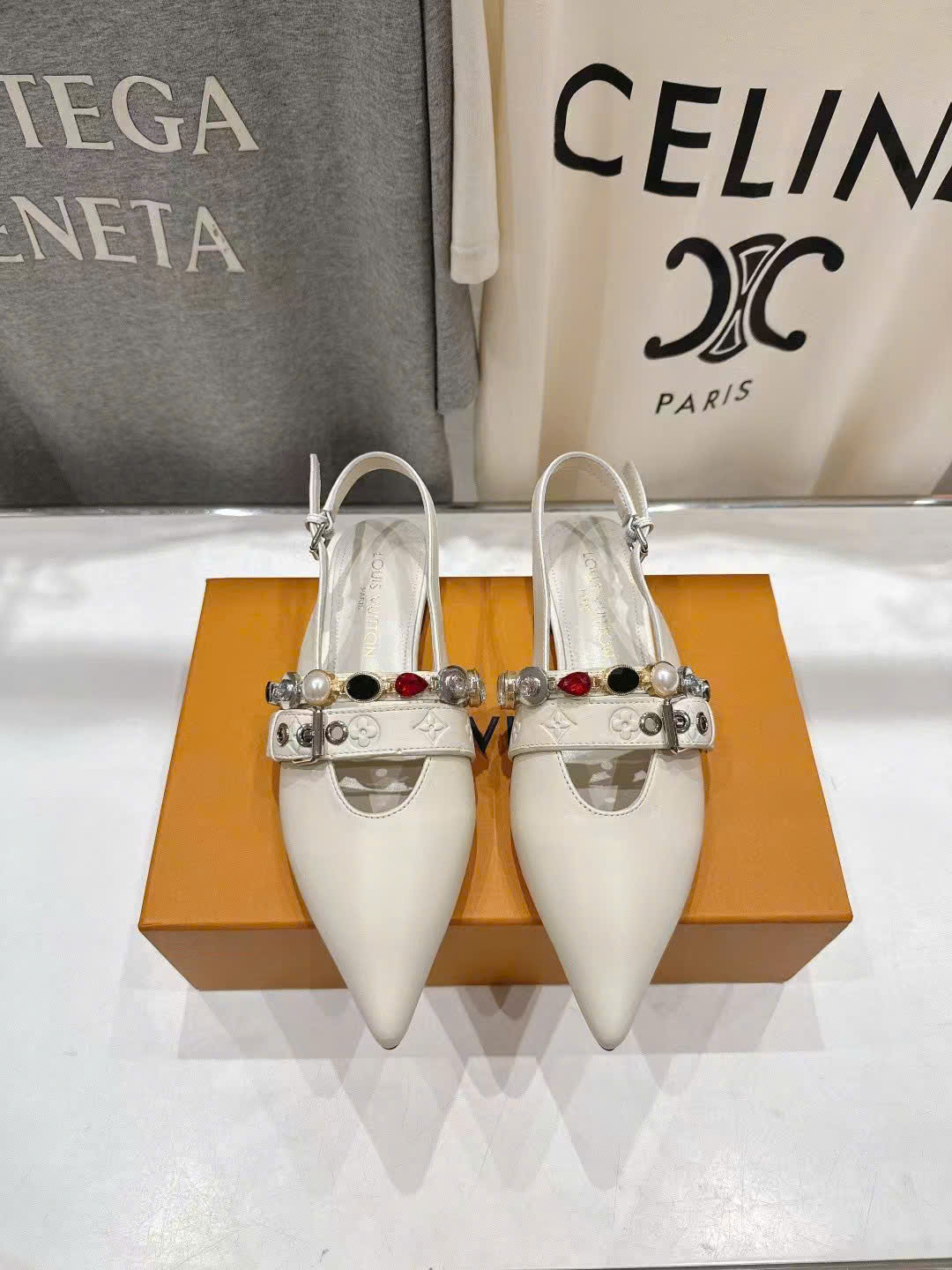 Louis Vuitton Slingback Charms Women's Shoes New Collections