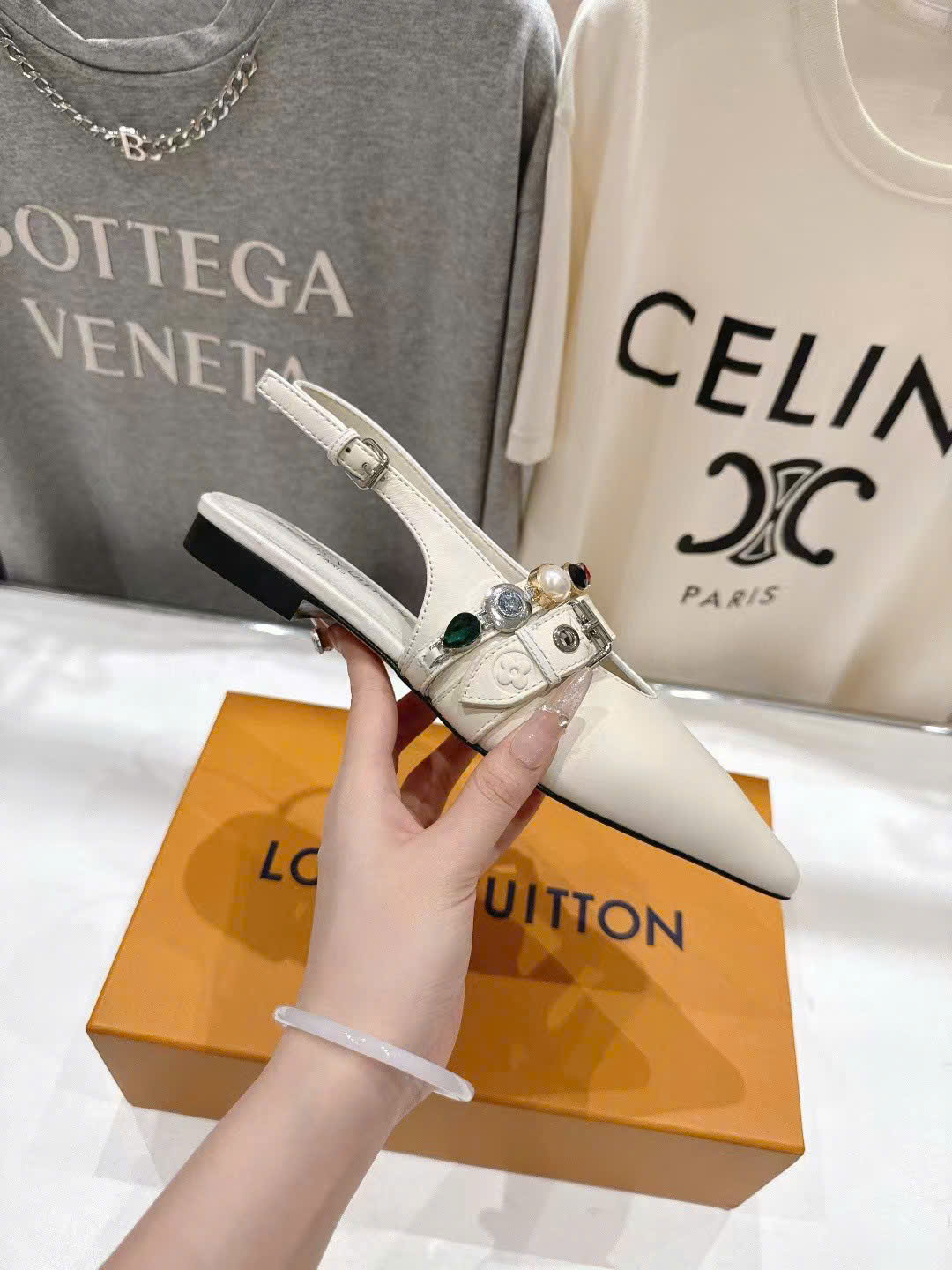 Louis Vuitton Slingback Charms Women's Shoes New Collections - Image 3