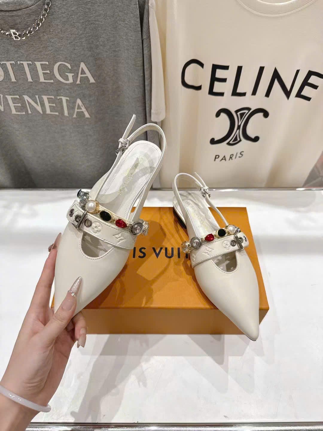 Louis Vuitton Slingback Charms Women's Shoes New Collections - Image 6