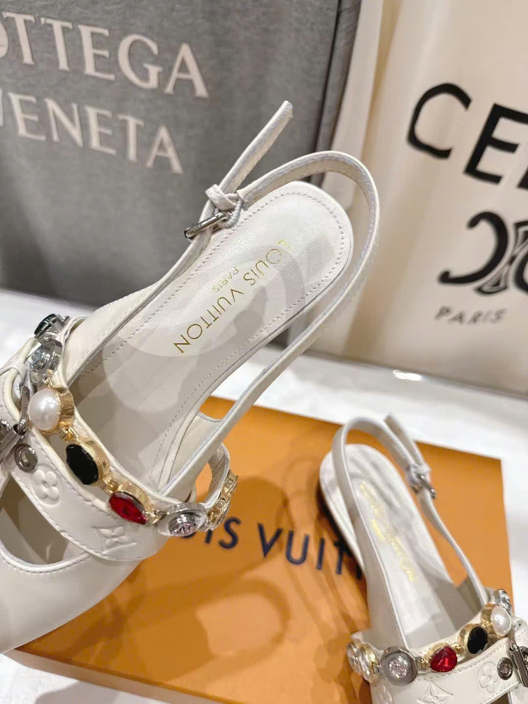 Louis Vuitton Slingback Charms Women's Shoes New Collections - Image 8