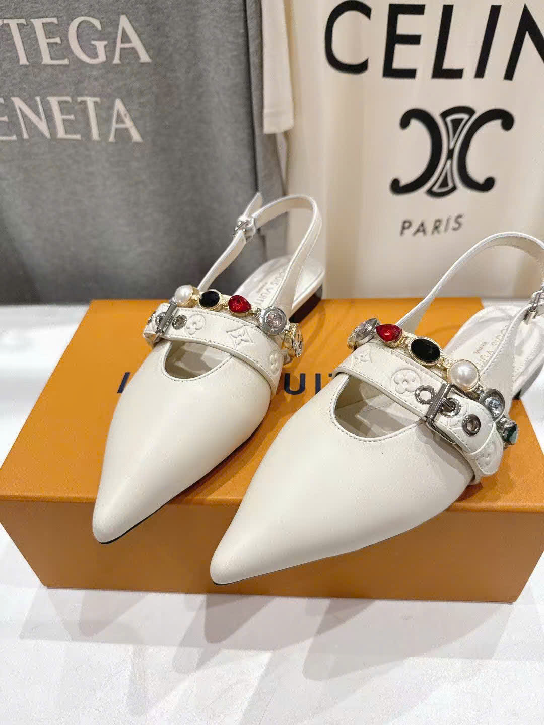 Louis Vuitton Slingback Charms Women's Shoes New Collections - Image 9