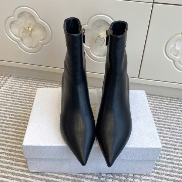 Christian Dior Leather Ankle Boot 5.5cm/8cm