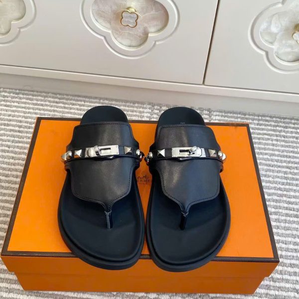 Hermès Kelly Interlocking Flip Flop Unisex Sandals