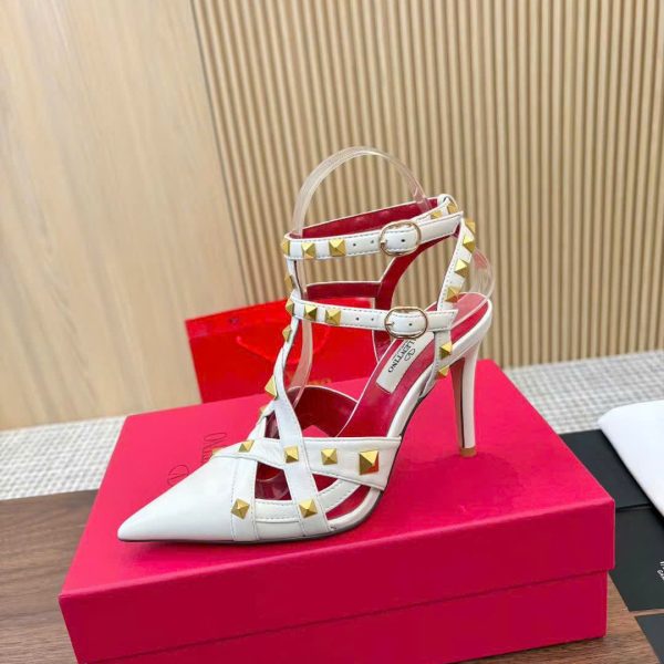 Valentino Garavani Rockstud Embellished Women Shoes 9.5cm