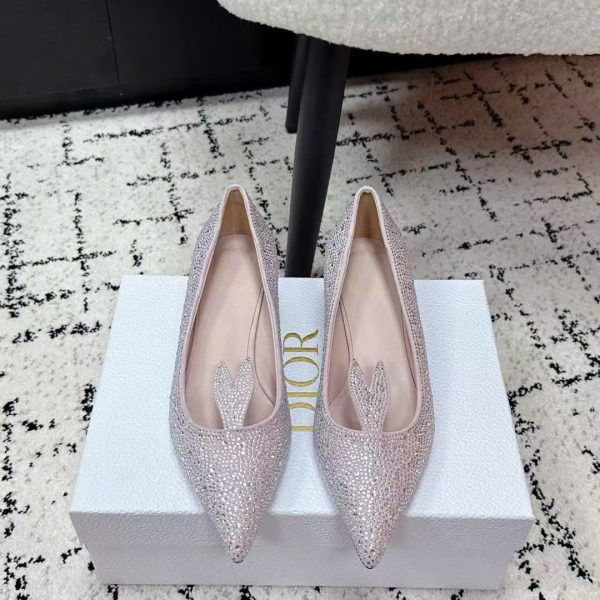 Christian Dior Shearling Women's Shoes New Arrivals