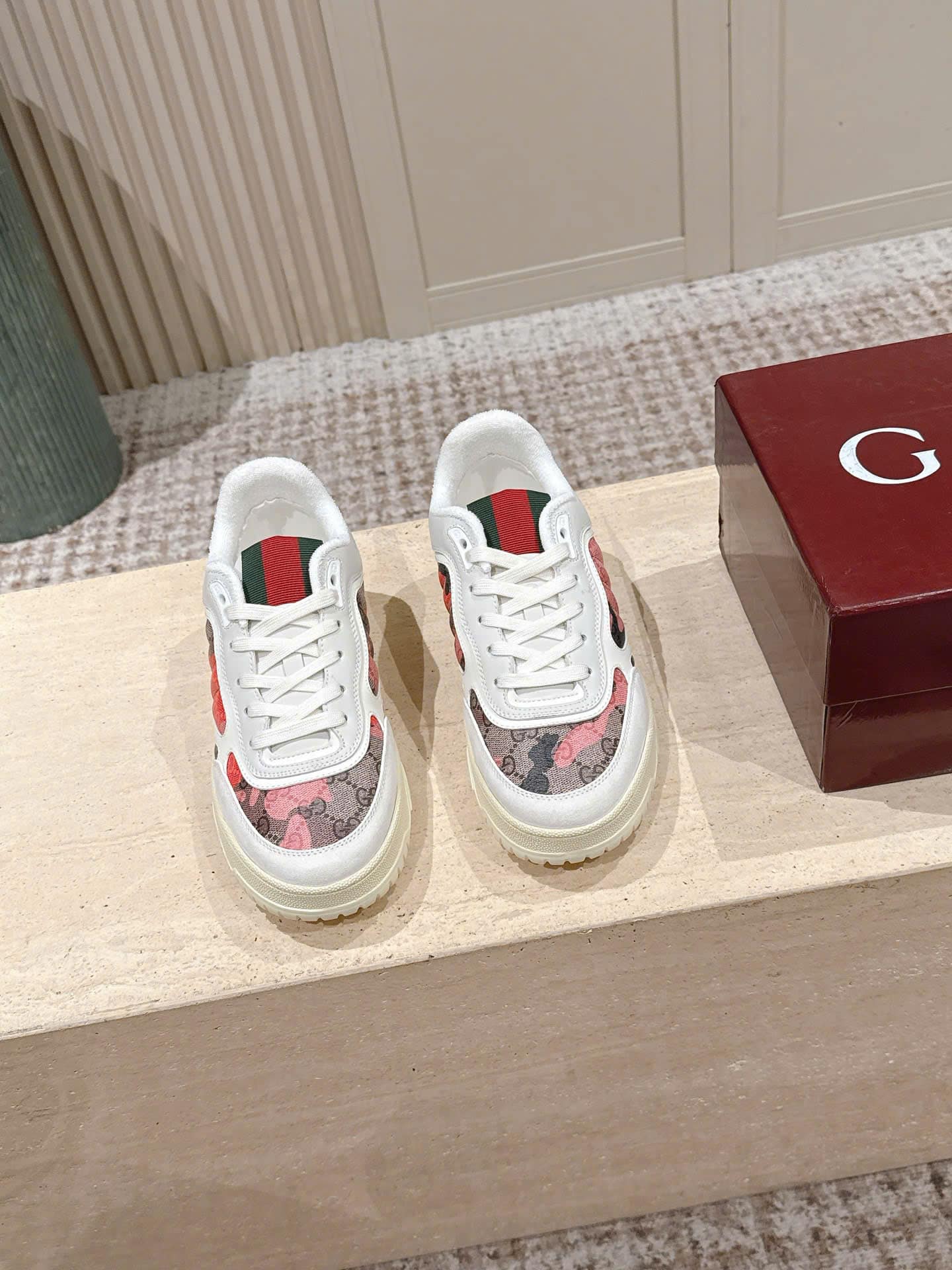 Gucci GG TPU Ancora Sneaker Unisex Shoes New Arrivals