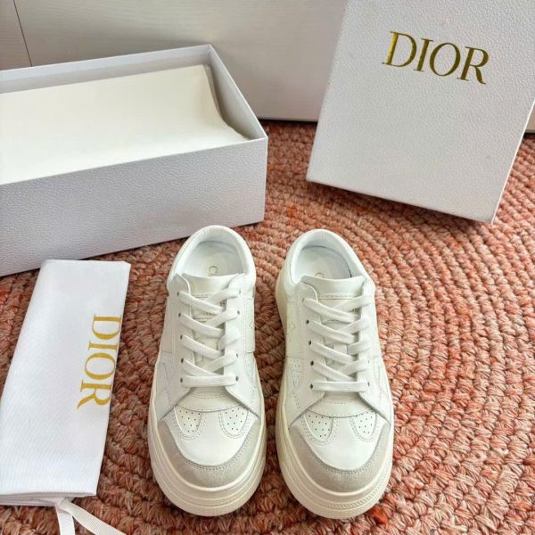 Christian Dior Star Platform Sneaker Women Open Back Shoes
