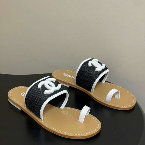 Chanel CLogo Women's Slide Flip Flops