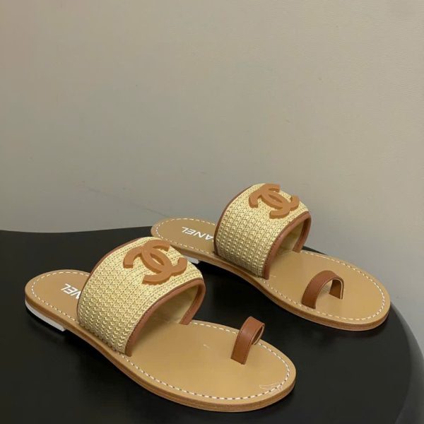 Chanel CLogo Women's Slide Flip Flops