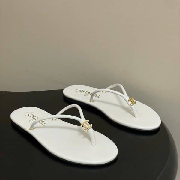 Chanel CLogo Flip Flop Women's Slides