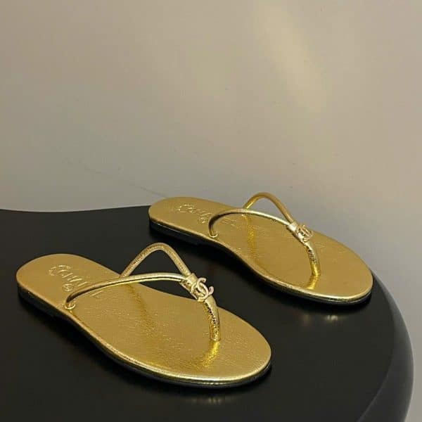 Chanel CLogo Flip Flop Women's Slides