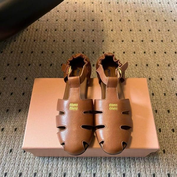 Miu Miu Eva Platform Cage Women Sandals