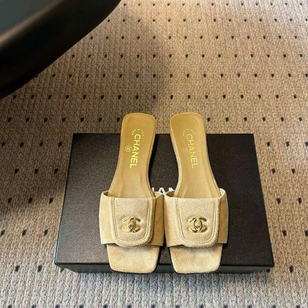 Chanel CLogo Women Slides