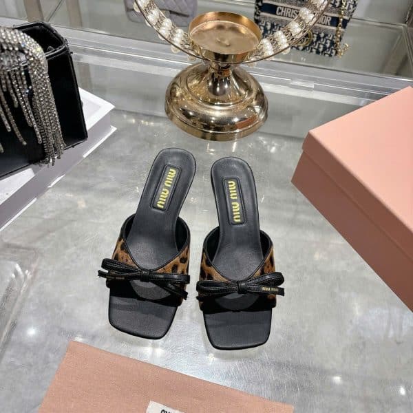 Miu Miu Ribbon Women Sandals