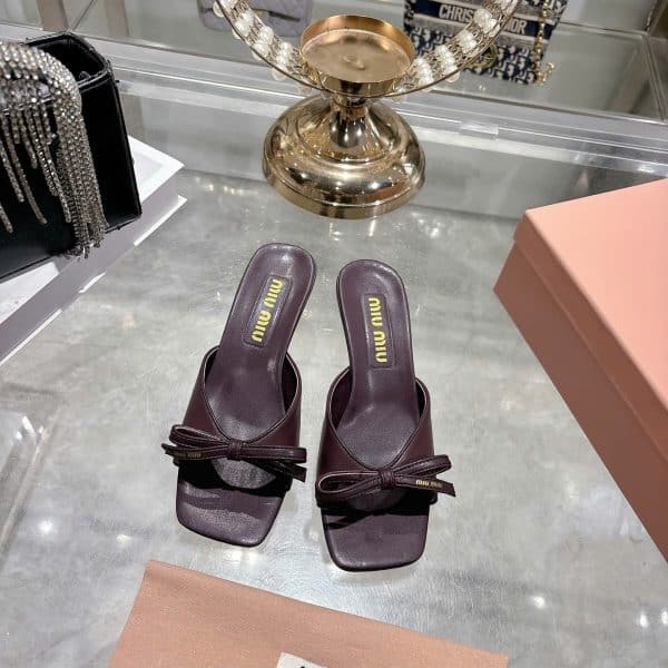 Miu Miu Ribbon Women Sandals