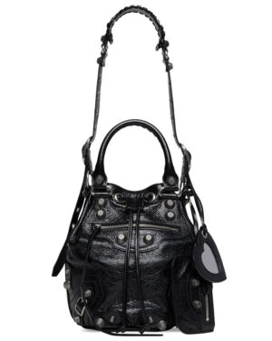 Balenciaga Le Cagole Small Bucket Bag Black