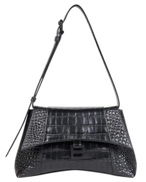 Balenciaga Downtown Small Shoulder Bag Black