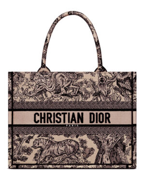 Christian Dior Medium Dior Book Tote Brown