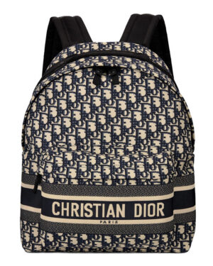Christian Dior Diortravel Backpack Dark Blue