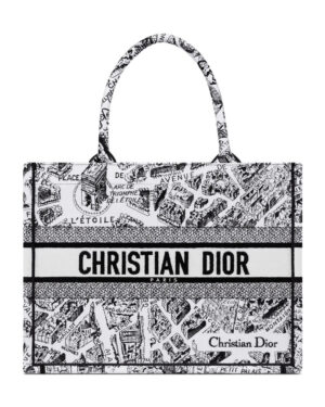 Christian Dior Medium Dior Book Tote Black