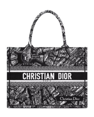 Christian Dior Medium Dior Book Tote Black