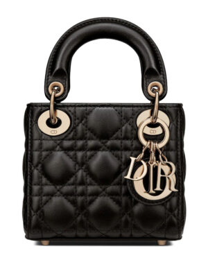 Christian Dior Micro Lady Dior Bag Black