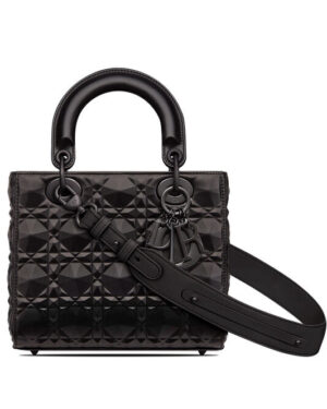 Christian Dior Small Lady Dior My Abcdior Bag Black