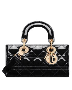 Christian Dior Small Lady D-Joy Bag Black